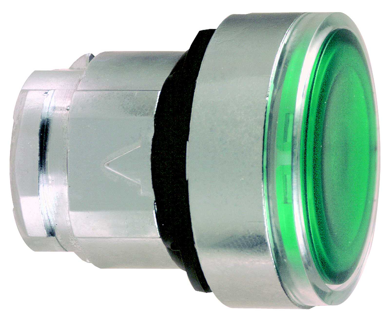 Schneider Electric - ZB4BH0383 Lystrykknapp Try/try grønn LED