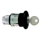 Schneider Electric - ZB4BS12 Sopphode m/nøkkel sort Ø40mm