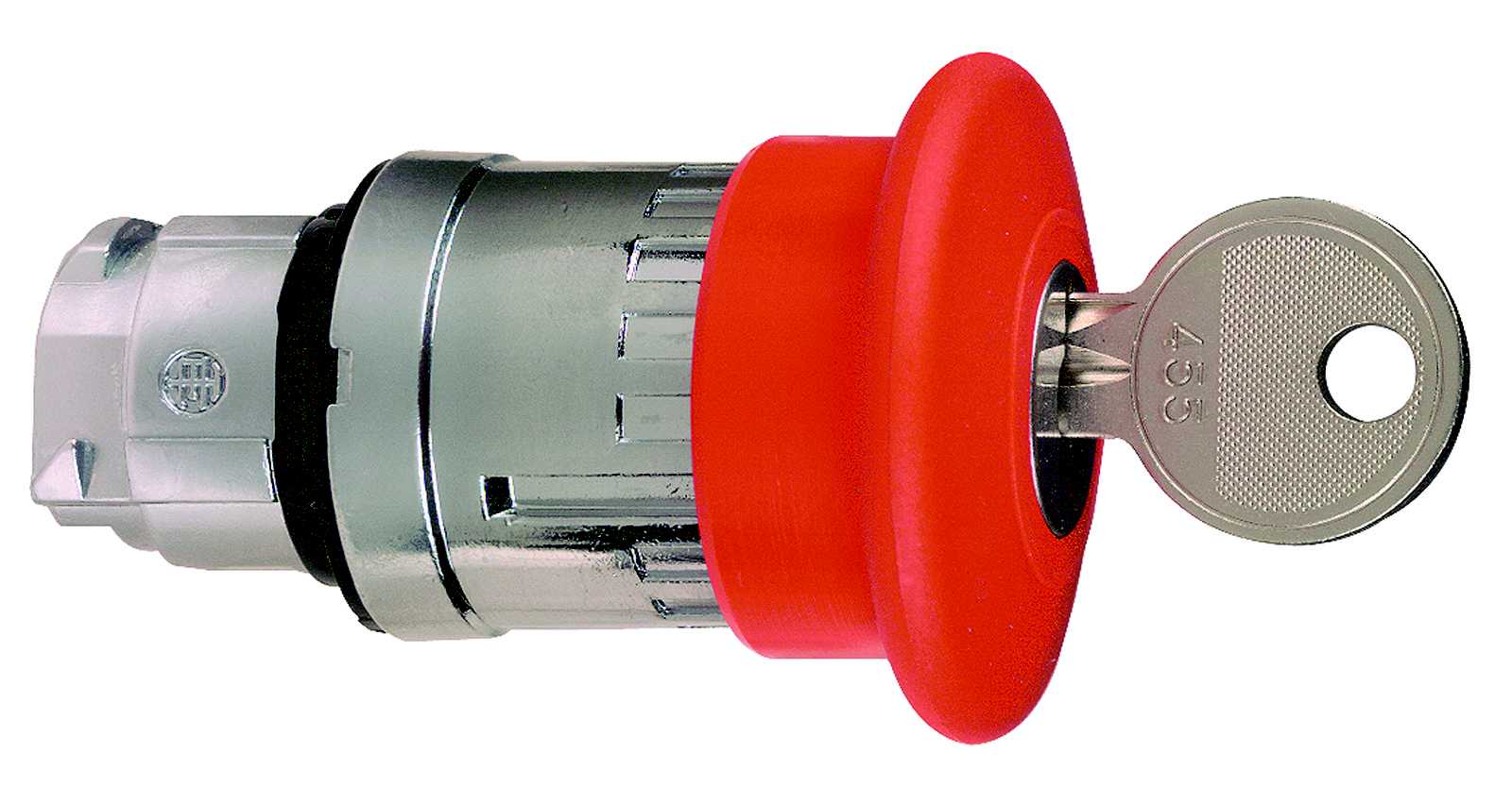 Schneider Electric - ZB4BS94412 Nødstopp m/nøkkel rød Ø40mm