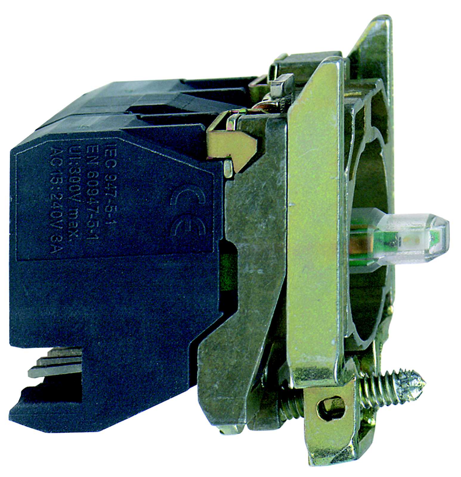 Schneider Electric - ZB4BVM34 Lampekropp led grøn 230/240V