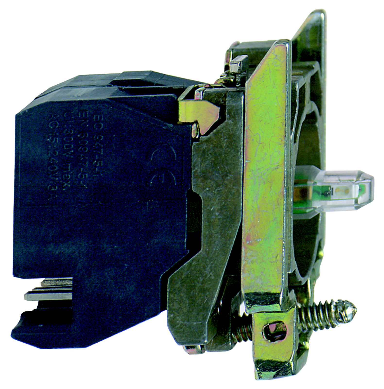 Schneider Electric - ZB4BW0M514 Lystrykkropp gul 230V 1no
