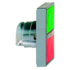Schneider Electric - Trykknapp dobb.grønn/rød m/LED GRØNN/RØD FOR PROTECTED LED