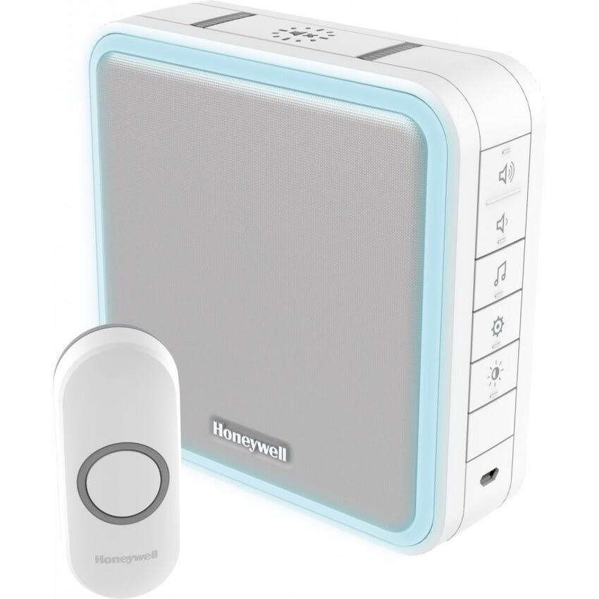 Honeywell Home - Trådløs ringeklokke kit DC915N 90 dB 200meter 8 melodier h
