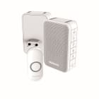 Honeywell Home - Trådløs, bærbar plug-in-dørklokke med lydstyrkestyring