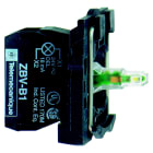 Schneider Electric - ZB5AV18M6 LAMPEKROP 230V BLÅ LED FLASHIN