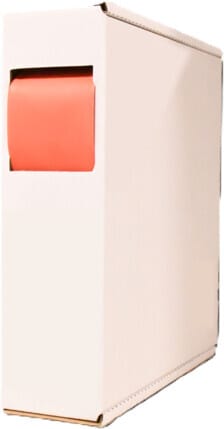Melbye - Krympeslange rød 24/8 mm 3m spoleboks tynnvegget u/lim