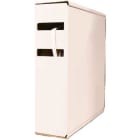 Melbye - Krympeslange hvit 3/1 mm 10m spoleboks tynnvegget u/lim