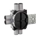 SG Armaturen - VEGGBOKS 1,5 9/12mm 6-LØP STENDER METALL VERTIKAL