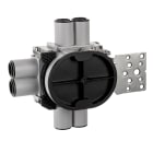 SG Armaturen - VEGGBOKS 1,5 9/12mm 6-LØP STENDER METALL HORISONTAL