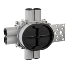 SG Armaturen - VEGGBOKS 1,5 21/24mm 6-LØP STENDER METALL HORISONTAL