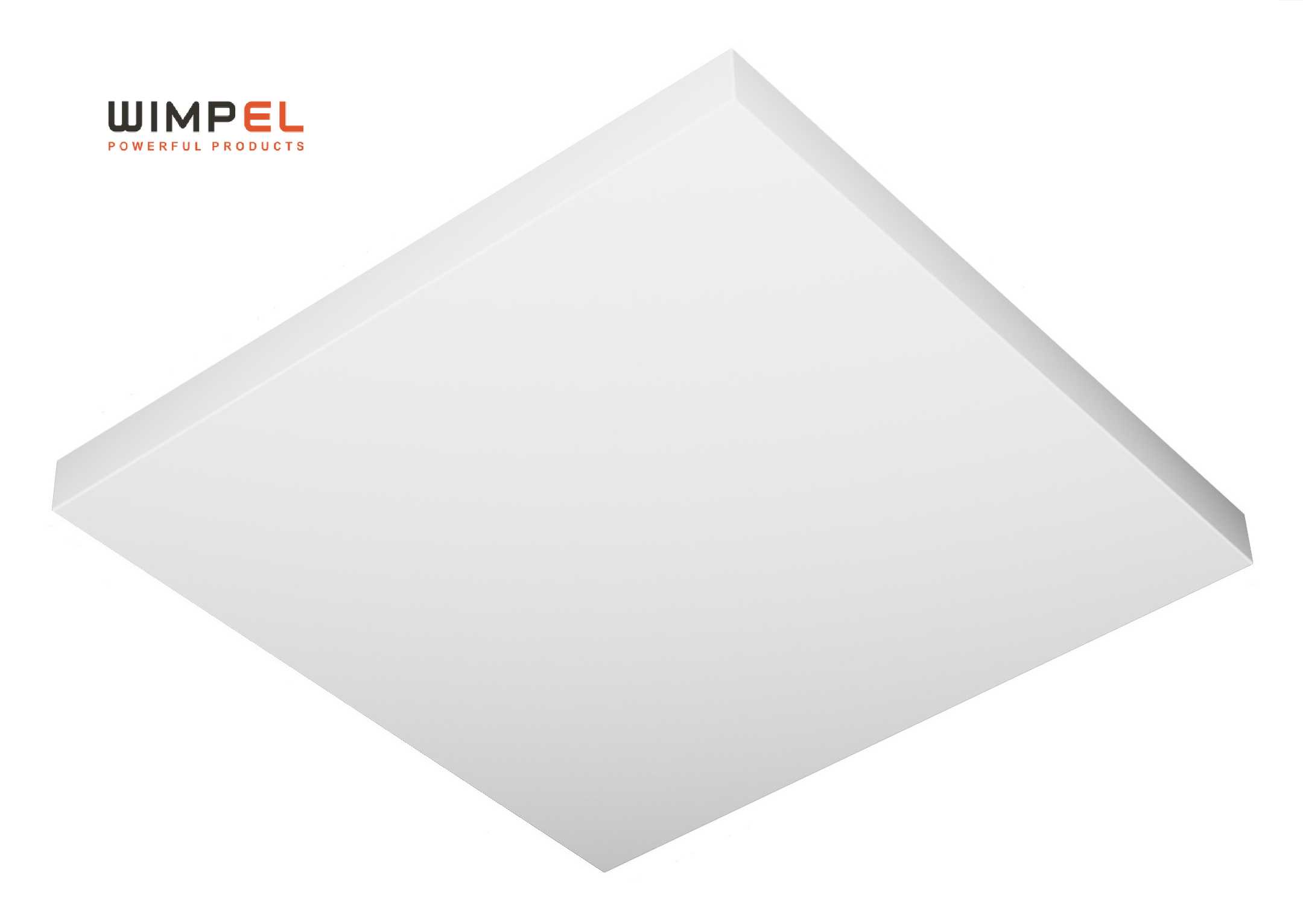 Wimpel AS - Takvarmekassett TOP 300W IP55 230V/1 L59,3 x B59,3cm hvit m