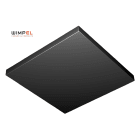 Wimpel AS - Takvarmekassett TOP 300W IP55 230V/1 L59,3 x B59,3cm sort m