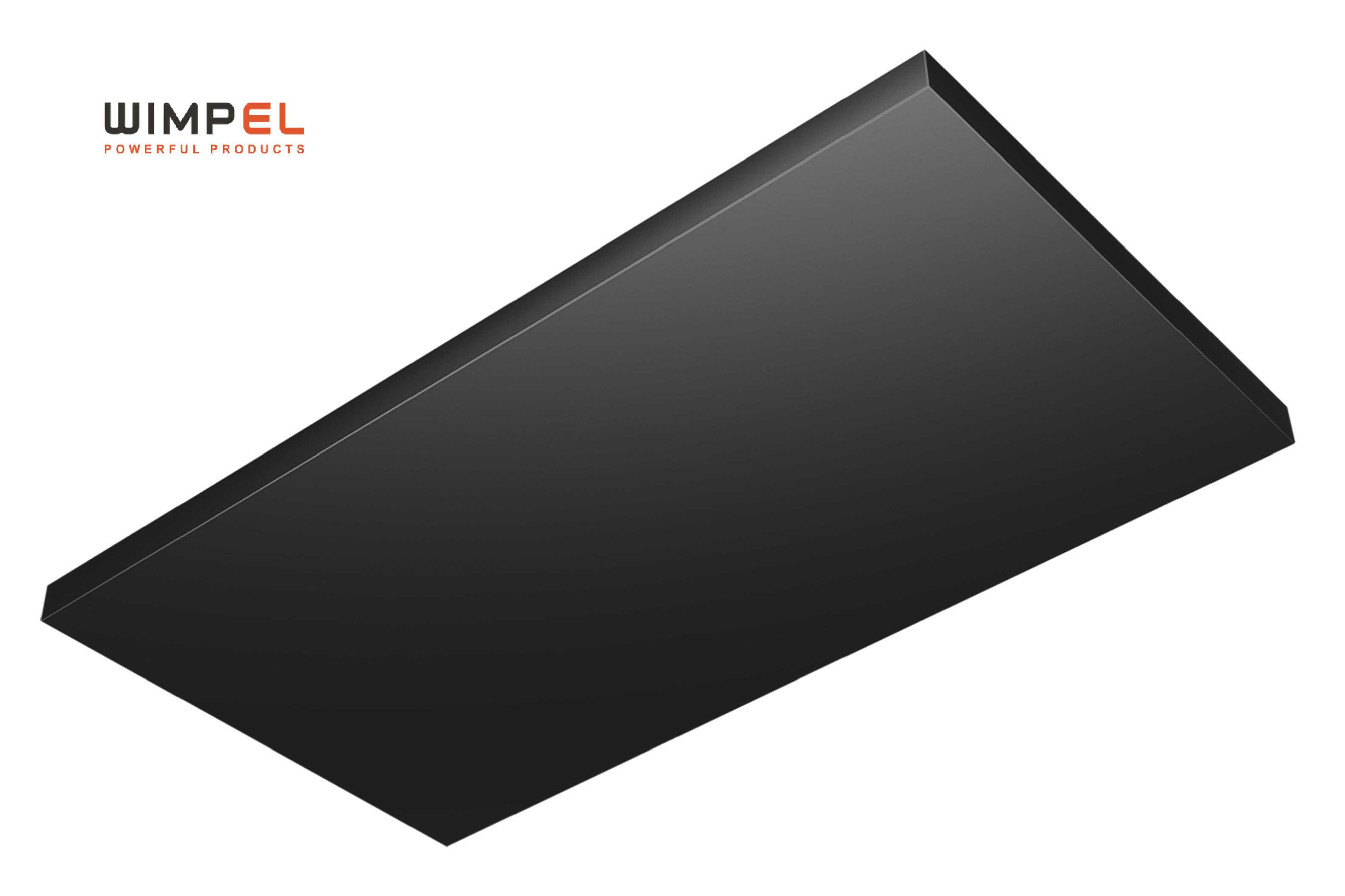 Wimpel AS - Takvarmekassett TOP 600W IP55 230V/1 L119,3 x B59,3cm sort