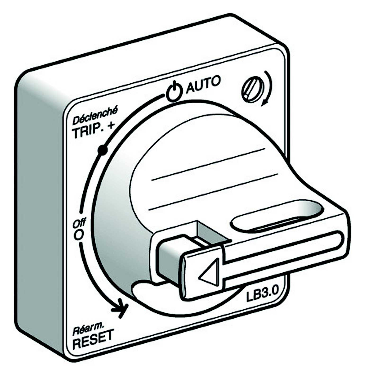 Schneider Electric - Vendergrep sort mod. U