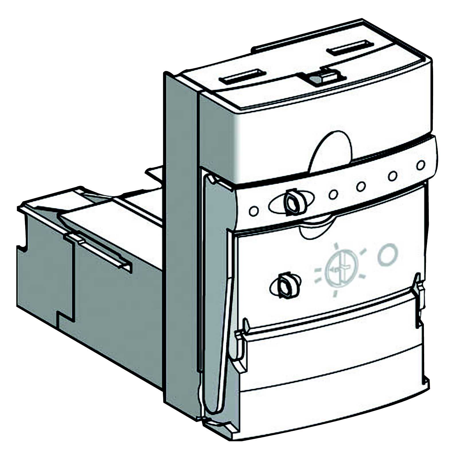 Schneider Electric - LUCC1XB 1-f vern U 0,35-1,4A 24VAC