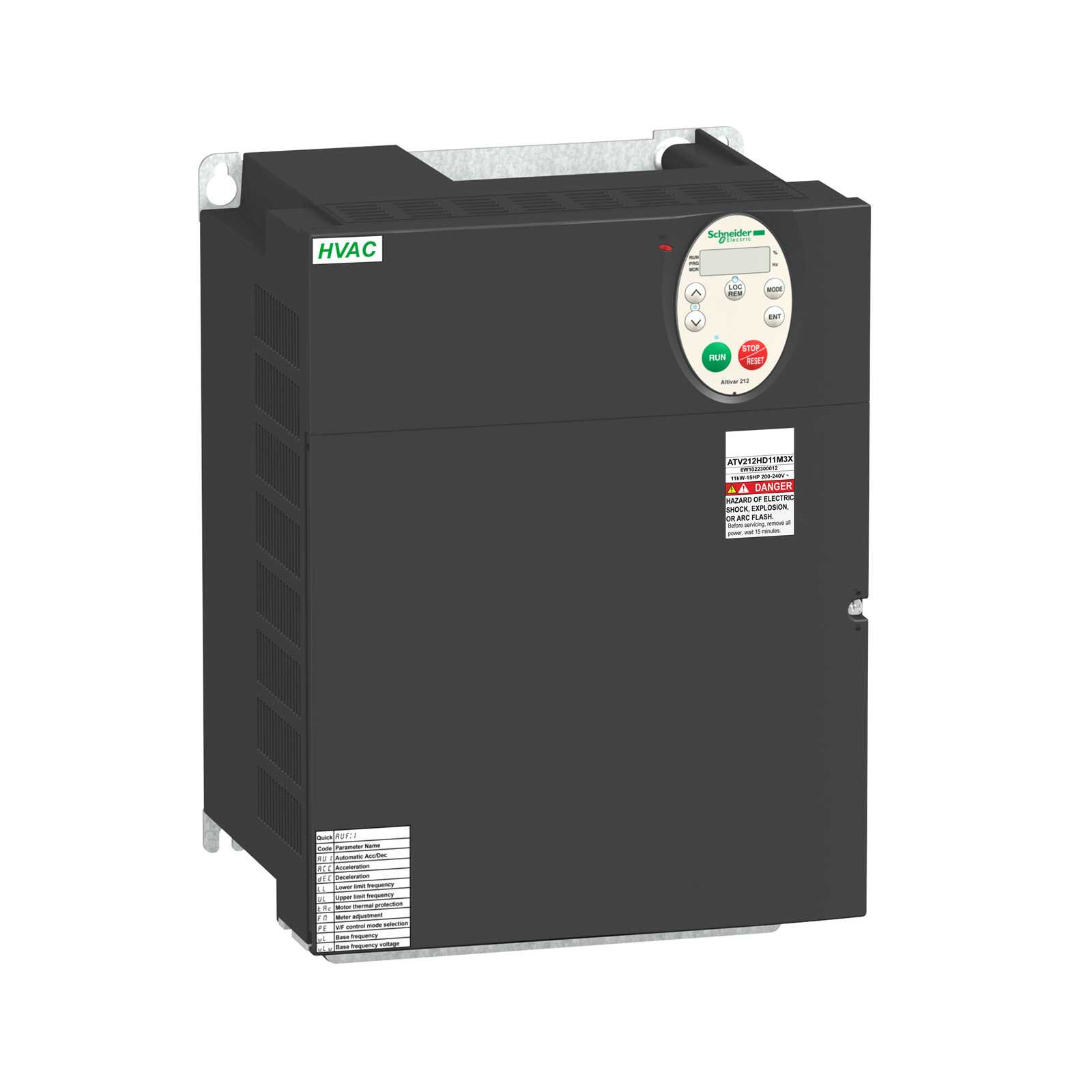 Schneider Electric - Frekvensomformer ATV212 230V 18kW uEMC IP20