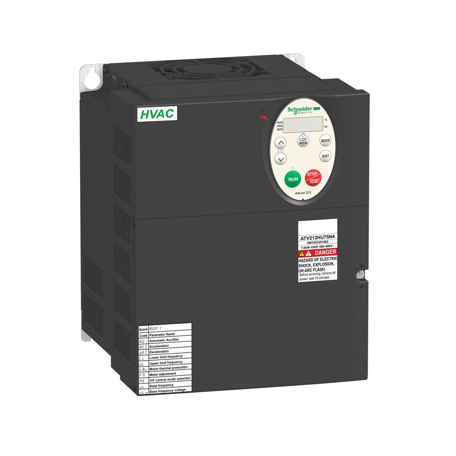 Schneider Electric - Frekvensomformer ATV212 400V 15kW mEMC IP20