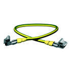 Schneider Electric - Sett som inneholder jordledning med flatstiftskontakt og jordingsstykker. OL50 Jordingskabel 30cm