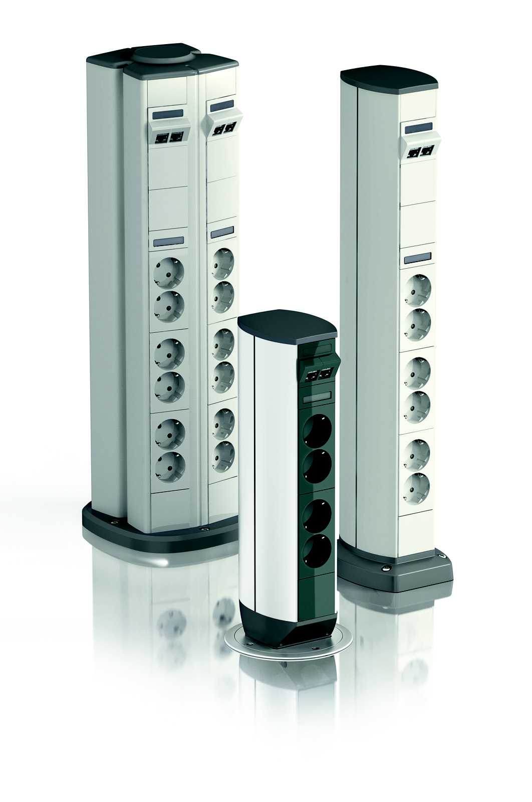 Schneider Electric - OL50 Uttakspost F2 Hvit El Data