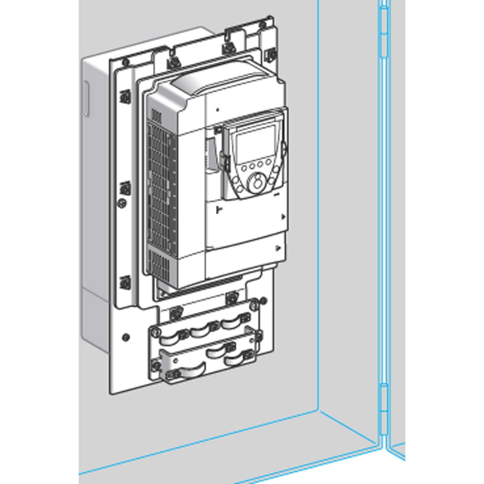 Schneider Electric - VW3A9504 Sett for utv.mont. effektdel