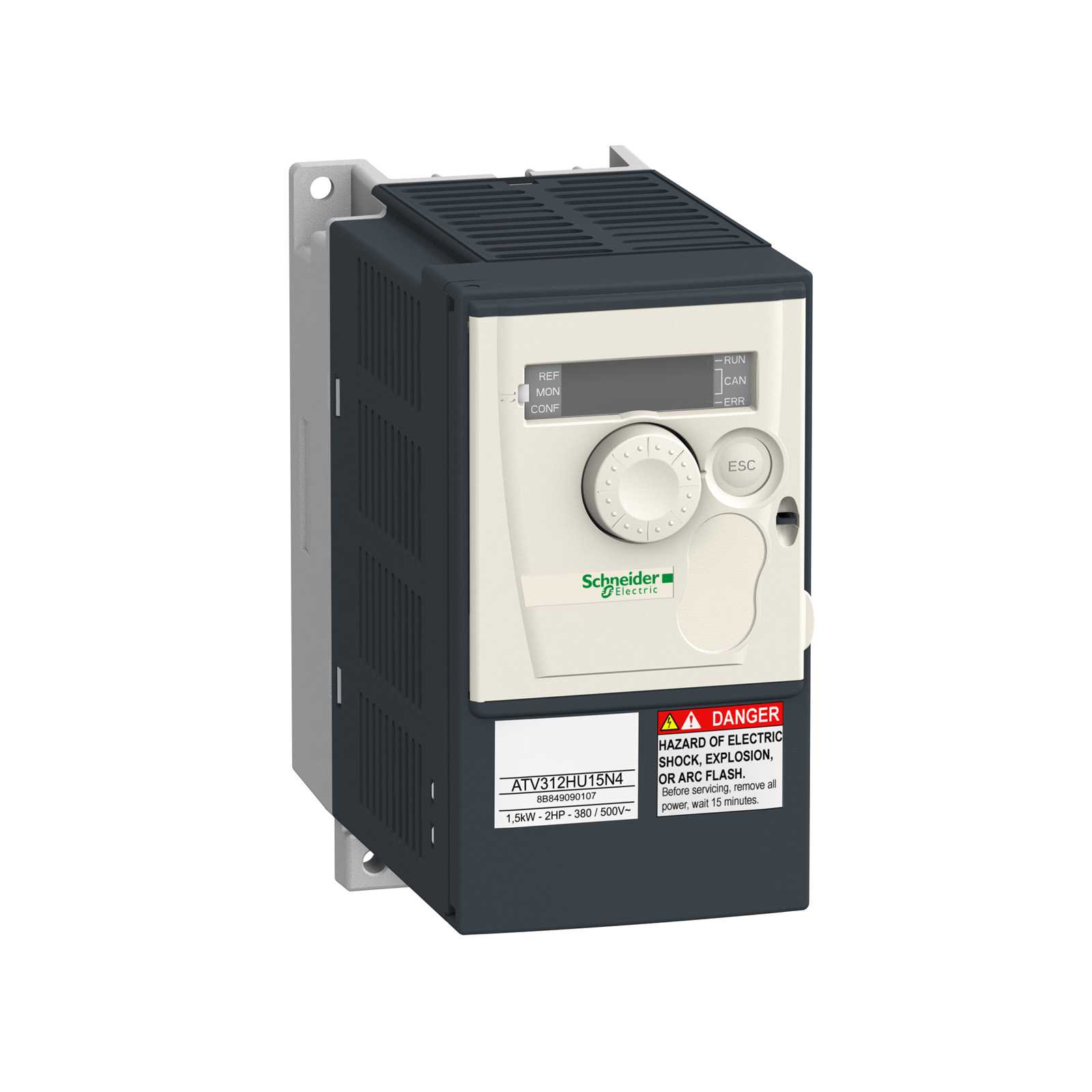 Schneider Electric - ATV312HU11N4 ATV312, 500V, 1,1kW, 3-fas