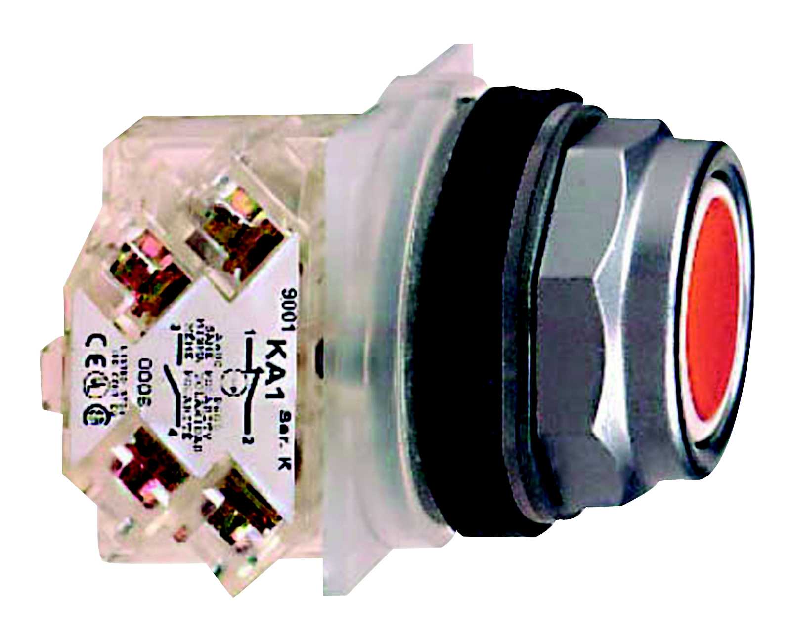 Schneider Electric - 9001KR1RH13 Trykknapp  rød 1c/o