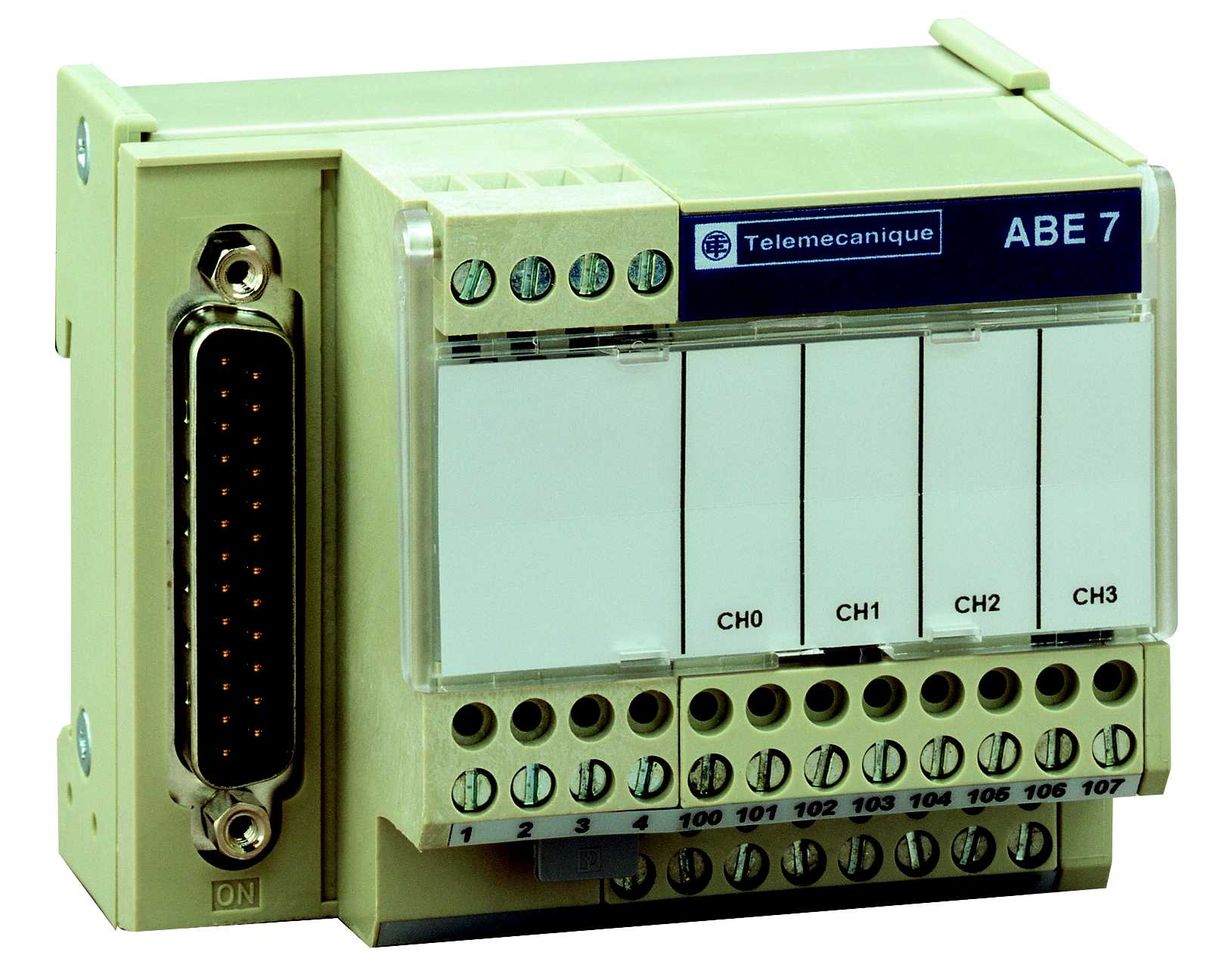 Schneider Electric - ABE7CPA21 Telefast 4 I ana, 4 pr.gr
