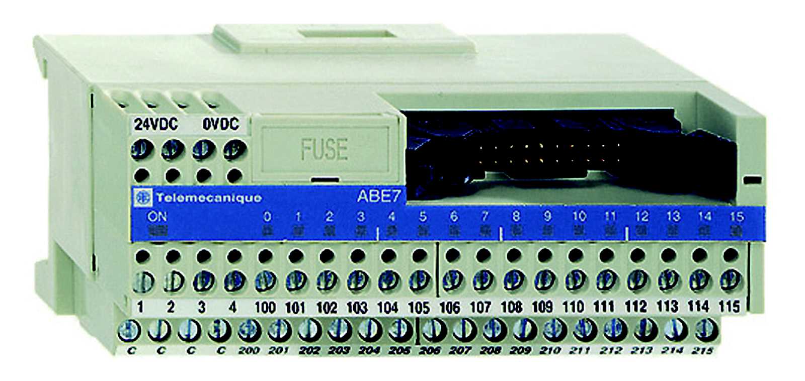 Schneider Electric - ABE7H16C21 16 I/O,2 term, 2 rad, LED, min