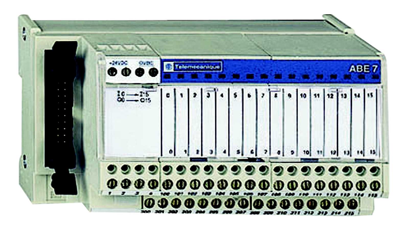 Schneider Electric - ABE7H16F43 16 O,2 term, isol, sikring, LE