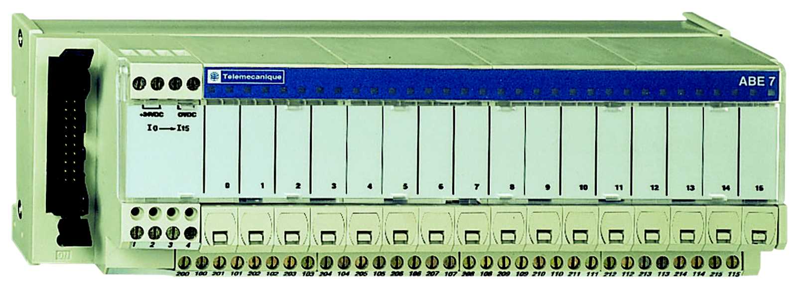 Schneider Electric - ABE7H16S43 16 I,2 term, isol, sikring, LE