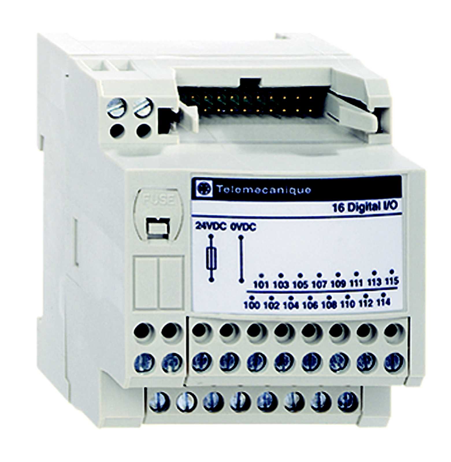 Schneider Electric - ABE7H20E100 16 I/O,1 term,2 rader,kabel 1m