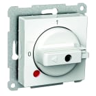 Schneider Electric - Exxact vribryter 3-pol med lys 0-1 hvit