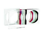 Schneider Electric - Exxact senterplate for rund bryter med transparent front og innlegg