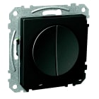 Schneider Electric - Exxact bryter rund 6+6 dobbel endevender hurtigklemme antrasitt