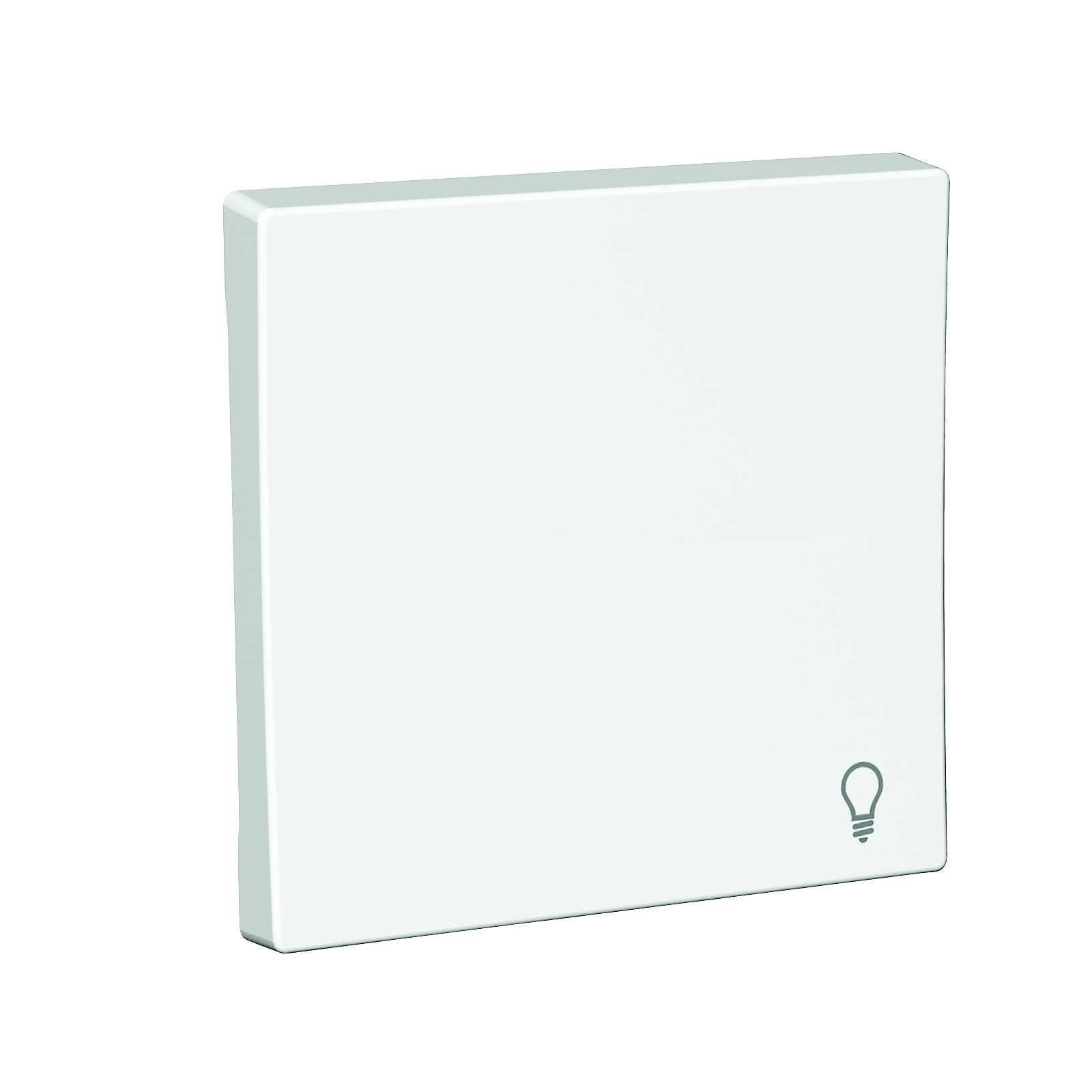 Schneider Electric - Exxact vippe med lyssymbol hvit