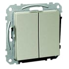 Schneider Electric - Exxact bryter 6+6 dobbel endevender skruklemme metall