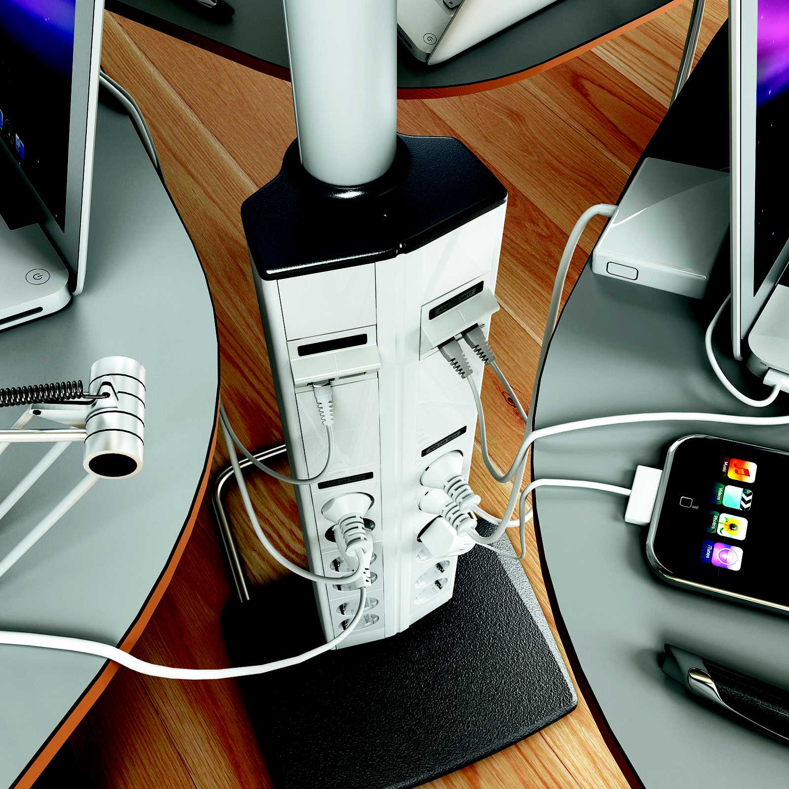 Schneider Electric - OL50 Uttaksst. T2 Hvit El Data