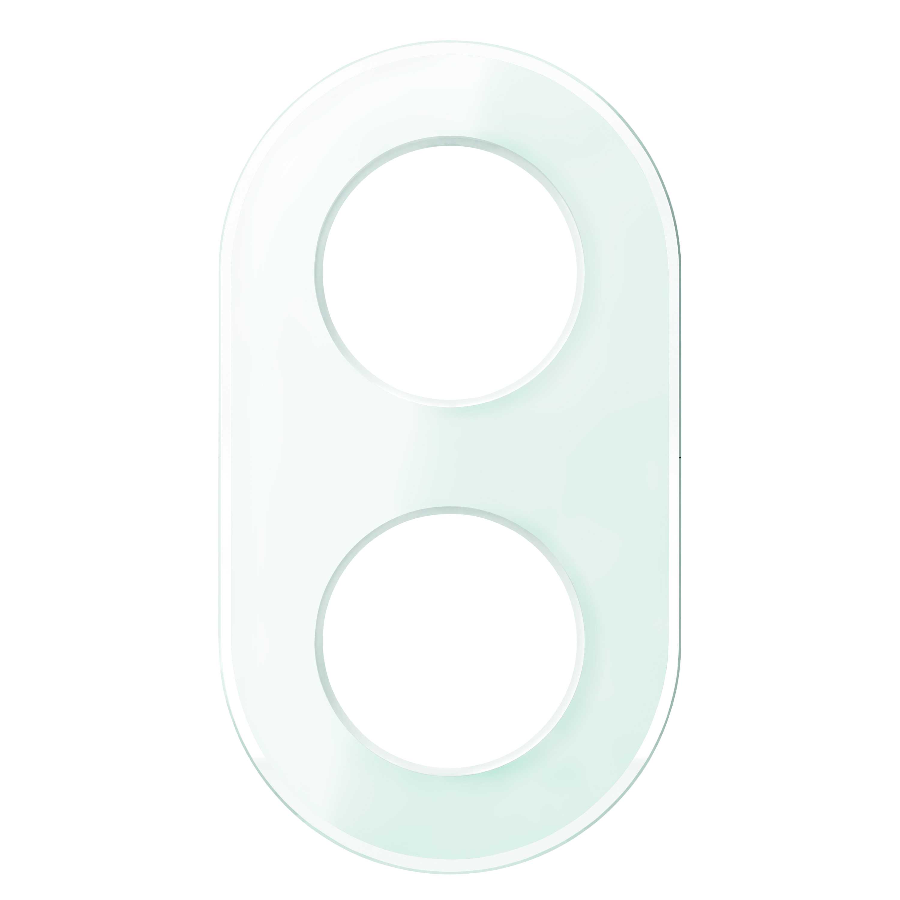 Schneider Electric - Renova - Dobbel ramme - glass - Hvit