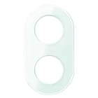 Schneider Electric - Renova - Dobbel ramme - glass - Hvit