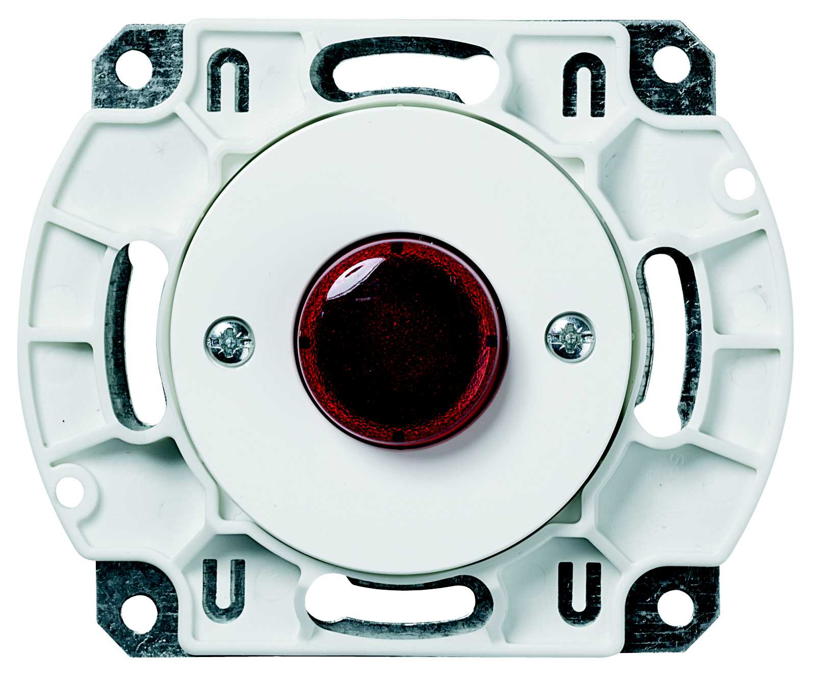 Schneider Electric - Robust - lyssignal m rød linse - Hvit