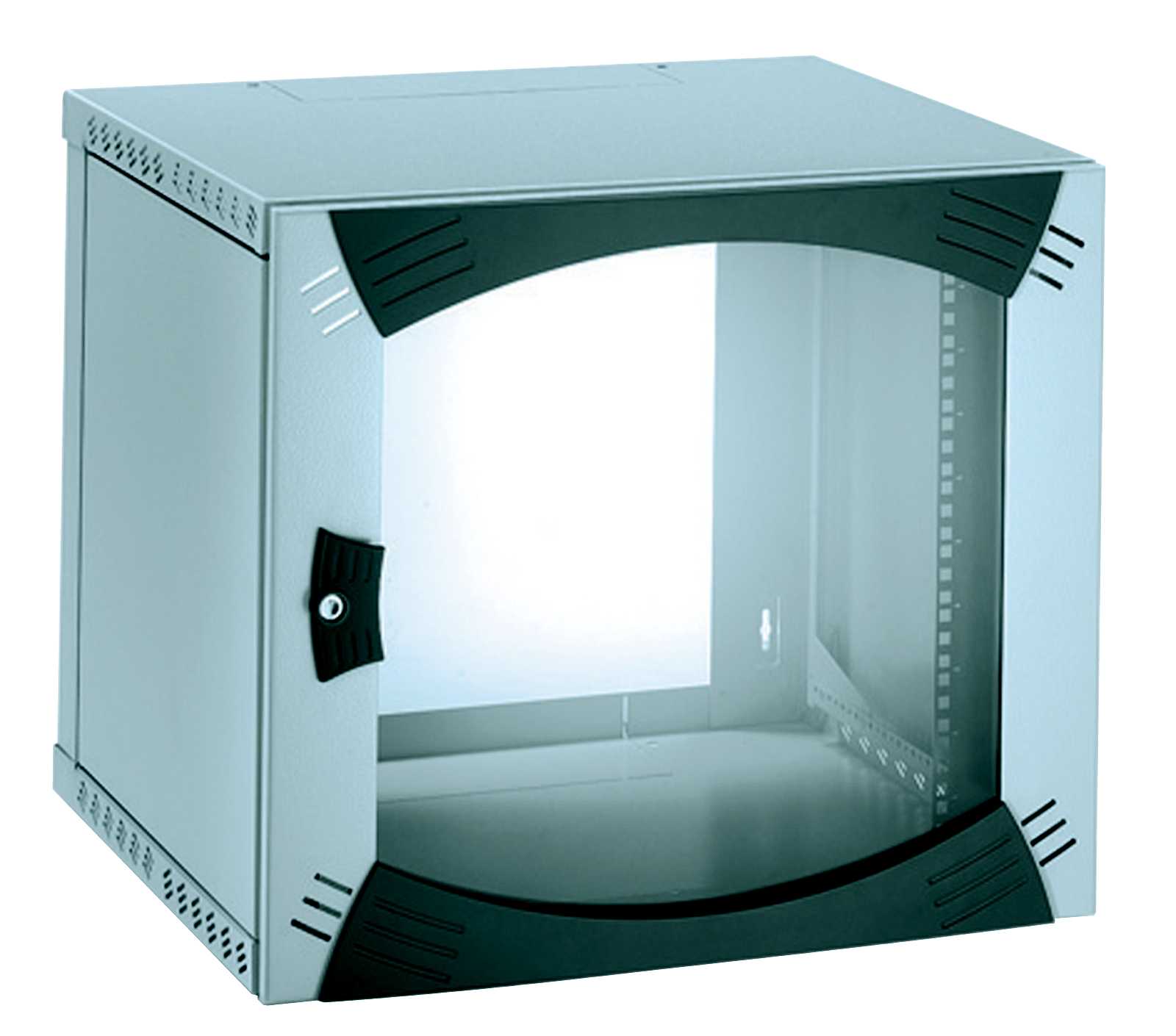 LexCom - Veggrack m/glassdør 15U D=600 NSYOPB15U6F