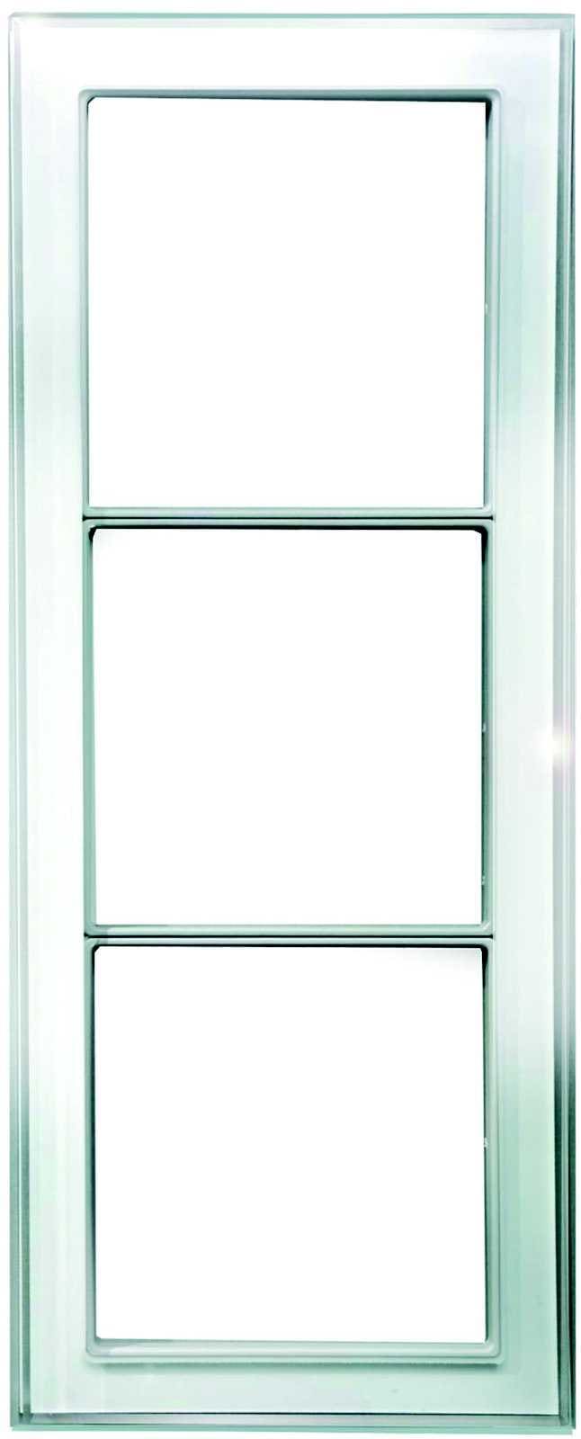 Schneider Electric - Artic Decor trippel ramme glas
