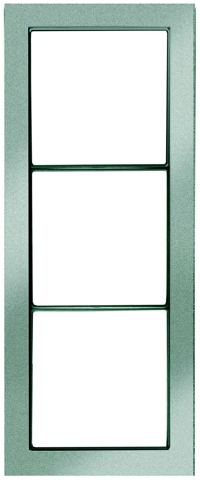 Schneider Electric - Artic Decor trippel ramme stål