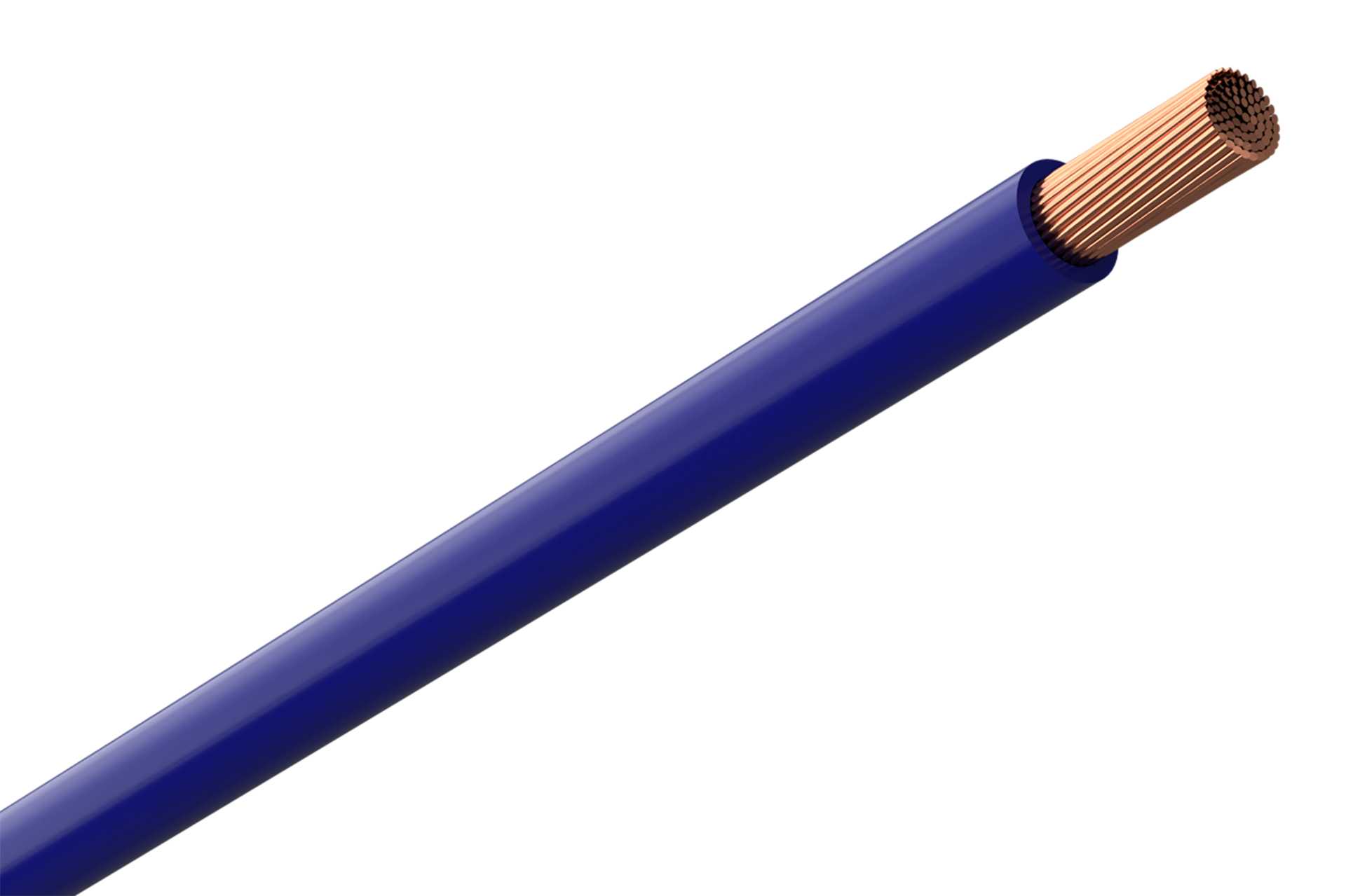 Amokabel - GREENLine HF90 H05Z-K 0,75mm² 500V mørkblå 200m snelle