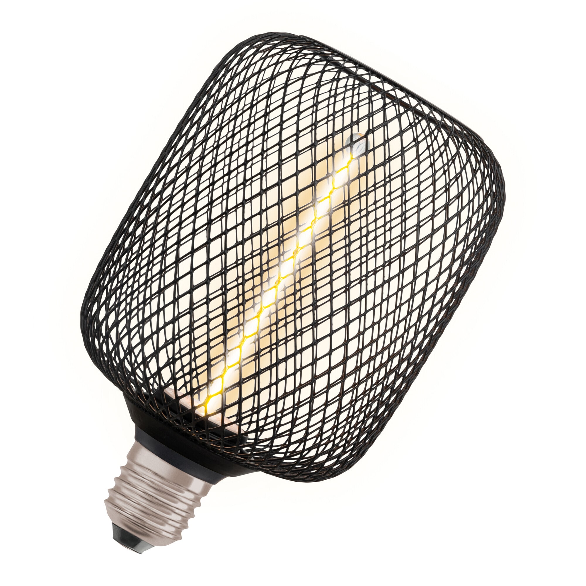Ledvance - LED STRAW 12 3,5W 818 E27 DIM SQUARE SVART Ø100