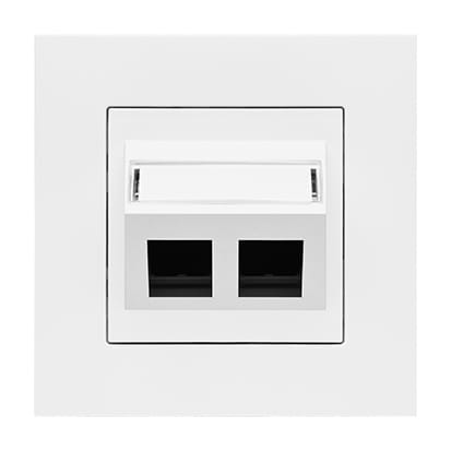 Urmet - Frontplate 2xkat vinkel S55 h