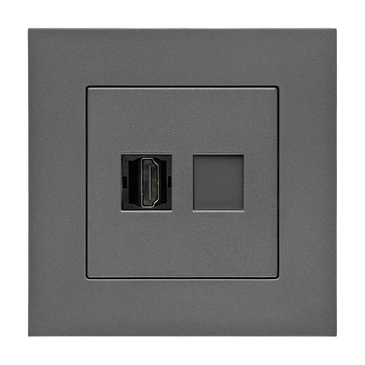 Urmet - Enkel data m/ HDMI Grå Matt