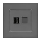 Urmet - Enkel data m/ HDMI Grå Matt