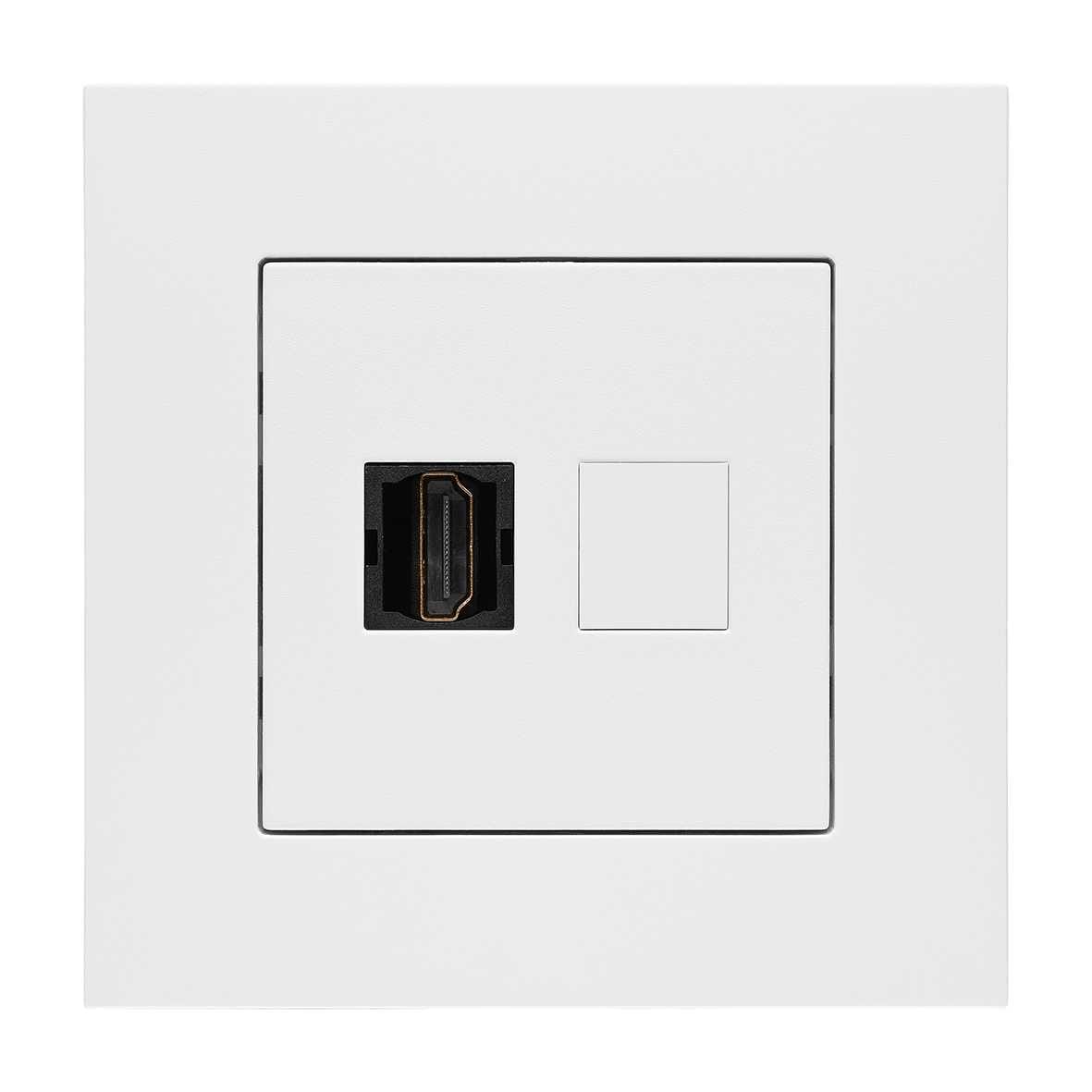 Urmet - Enkel data m/ HDMI Hvit matt