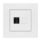 Urmet - Enkel data m/ HDMI Hvit matt